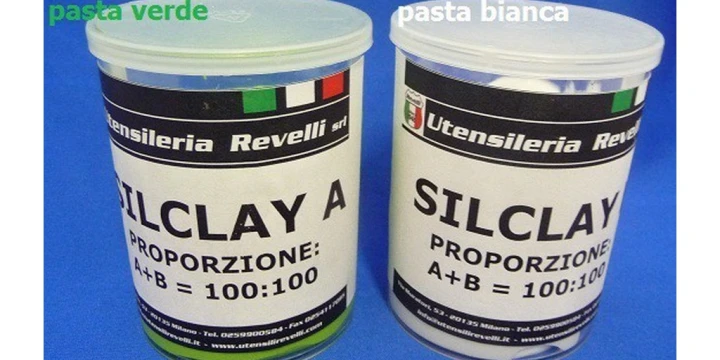 Gomma siliconica in Pasta per stampi 1:1 SIL HAND, Atossica e Rapida,  ideale per stampi Piccoli Oggetti o Parti Anatomiche (250 gr)